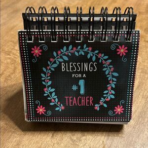 Inspirational “Blessings for a Teacher” Day to day Desk Calendar